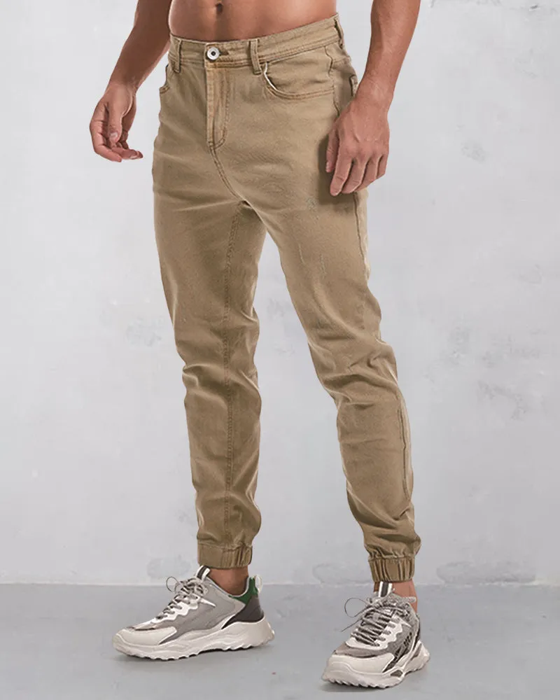 Classic Fashion Solid Color Jeans