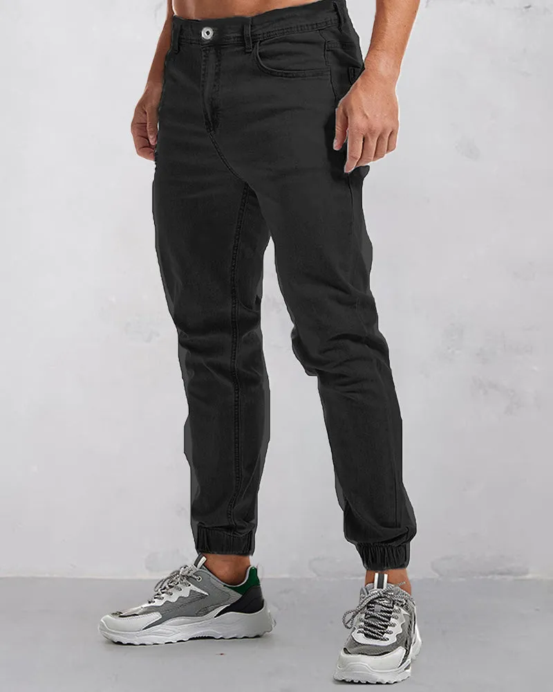 Classic Fashion Solid Color Jeans